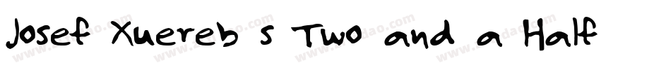 Josef Xuereb s Two and a Half Men字体转换